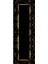 Baskılı Kaymaz Yıkanabilir Mermer Zigzag Çizgi Desenli Üçlü Yatak Odası, Yo-Mermer-79-Gold, 3