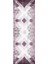 Dijital Kaymaz Yıkanabilir Modern Çapraz Çizgi Desenli Üçlü Yatak Odası, Yo-Modern-166-Pembe, 3
