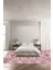 Dijital Baskılı Kaymaz Yıkanabilir Modern Sade Efektli Üçlü Yatak Odası, Yo-Modern-196-Pembe, 1