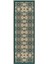 Dijital Baskılı Kaymaz Yıkanabilir Modern Eskitme Desenli Üçlü Yatak Odası, Yo-Modern-198-Turkuaz, 3