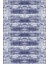Dijital Kaymaz Yıkanabilir Modern Kesik Zigzag Desenli Üçlü Yatak Odası, Yo-Modern-205-Lacivert, 2