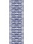 Dijital Kaymaz Yıkanabilir Modern Kesik Zigzag Desenli Üçlü Yatak Odası, Yo-Modern-205-Lacivert, 3