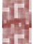 Baskılı Kaymaz Yıkanabilir Patchwork Çizgili Modern Üçlü Yatak Odası, Yo-Patchwork-33-Pembe, 2