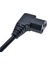 1.8mtr 2 Pin Erkek Iec 3 Pin Dişi, Schuko Iec C13 Açılı 90 Derece Ac Güç Kablosu 1