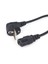 1.8mtr 2 Pin Erkek Iec 3 Pin Dişi, Schuko Iec C13 Açılı 90 Derece Ac Güç Kablosu 5