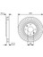 Fren Diski Ön Takım Havalı 283MM 207 307 308 3008 09- Tepee 08- C3 C4 C5 Ds3 Ds4 Berlingo Iıı 08- 1