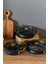 Meridian Siyah 3'Lü Granit Sahan Set 1