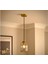 Mylights Rustik Vintage Bal Camlı Tavan Sarkıt Avize 14 cm Cap 1