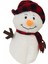 Sevimli Peluş Şapkalı Kardan Adam 25 cm 1