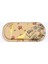 Golden Blooms Desenli Baton Metal Tepsi, 16 x 35 cm 4