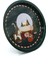 Winter Sphere Desenli Yuvarlak Metal Tepsi, 31,5 cm 5