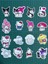 Sanrio Karakterli Sticker Set 16 Parça 1