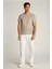 Erkek Ck Woven Label Regular T-Shirt - Gri 3