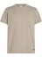 Erkek Ck Woven Label Regular T-Shirt - Gri 4
