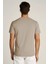 Erkek Ck Woven Label Regular T-Shirt - Gri 5