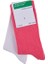 Kadın BNT-W24073 2 Li Soket Çorap - Pembe - Beyaz 2