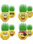Çim Adam 20 Adet Okul Etkinlikleri Hediyelik Sevimli Emoji Çimoji Çim Kafa 1