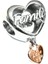 Aile Sevgisi Kalp Charm | 925 Ayar Gümüş 1