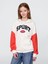Kız Çocuk Çok Renkli Vintage Soft Logo Fransız Havlu Kumaşı Sweatshirt 1
