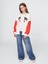 Kız Çocuk Çok Renkli Vintage Soft Logo Fransız Havlu Kumaşı Sweatshirt 3