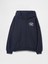 Kız Çocuk Lacivert Vintage Soft Logo Fransız Havlu Kumaşı Sweatshirt 5
