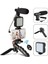 Profesyonel Selfie Mikrofon Tripod ile LED Işık Stüdyo Mikrofon Kayıt Mikrofon Vlog Tiktok Instagram 1