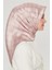 Düz Shiny Eşarp - Açık Gümüş 4