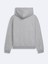 Baskılı Kapüşonlu Fermuarsız Regular Fit Gri SweatShirt 2