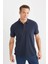 %100 Pamuk Regular Fit Polo Yaka Kısa Kollu Basic Düz Pike Kumaş Tişört C1293AX25SP 1