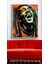 Özel Tasarım 4mm Tamperli Uv Baskı Cam Tablo Ev Ofis Duvar Dekor Hediyelik Tablo Bob Marley 1