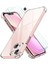 Iphone 15 Plus Kılıf Köşe Korumalı Darbeye Dayanıklı Antişok Şeffaf Silikon Kapak + 9h Ekran Koruyucu Cam 2in1 Set 1