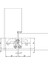 Mat Siyah Gömme Gizli Ayarlı Kapı Menteşesi Eko 110 x 24 Mm. 40 Kğ 4