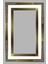 Dijital Baskı Modern Salon Mutfak Koridor Halısı Kaymaz Taban Gri Gold 4001 4