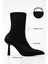 Kadın Glove Siyah Süet Streç Topuklu Bot 2
