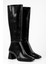 Kadın Stall Siyah Küt Burunlu Çizme 1