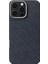 iPhone 16 Pro Kılıf Magsafe Özellikli Aramid Fiber Pitaka Tactile Woven Monogram Serisi Siyah 1