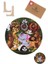 36 Parça, 42CM Çapında 3mm Ahşap Üstüne Hayvan Temalı Puzzle 2