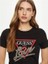 Kadın Siyah Logolu T-Shirt 3