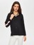 Renk Bloklu Zigzag Nakışlı Tunik 003 2