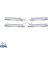 Renault Megane 2 Krom Ön Panjur 4 Prç. 2006-2010 Model arası uyumlu Paslanmaz Çelik 3