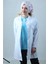 Kadın Klasik Yaka Beyaz Uzun Kollu Uzun Doktor Önlük, Hemşire, Eczacı Öğretmen Laboratuvar Önlüğü 4