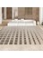 Dekoratif Salon Mutfak Koridor Halısı Modern Vizon 4017 1