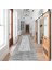 Dekoratif Salon Mutfak Koridor Halısı Modern Gri 4013 2