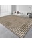 Dekoratif Salon Mutfak Koridor Halısı Modern Vizon 4013 1