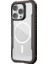 iPhone 16 Pro Max Kılıf Magsafe Uyumlu Airbagli Raptic Shield Serisi Şeffaf Kapak Kahverengi 9