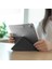 Apple iPad Air 11 2024 Uyumlu Kılıf Raptic Clear Folio Arkası Şeffaf Katlanabilir Standlı Kılıf Siyah 6
