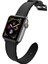 Watch 38MM Uyumlu Deri Kordon Hybrid Leather Serisi Siyah 1