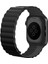 Watch Ultra 49MM Kordon Magnetik Tak Çıkar Silikon Strap Kayış Siyah 1