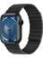 Watch Ultra 49MM Kordon Magnetik Tak Çıkar Silikon Strap Kayış Siyah 2