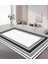 Dekoratif Salon Mutfak Koridor Halısı Modern Gri 4012 1
